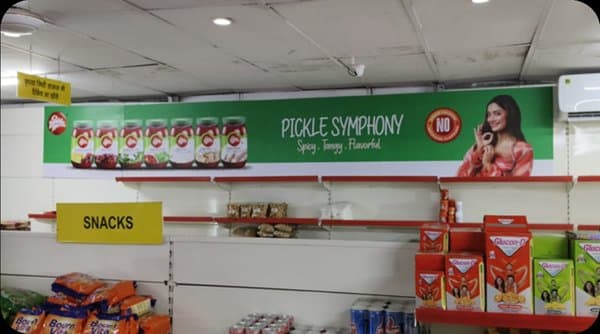 Retail store branding with glow sign board